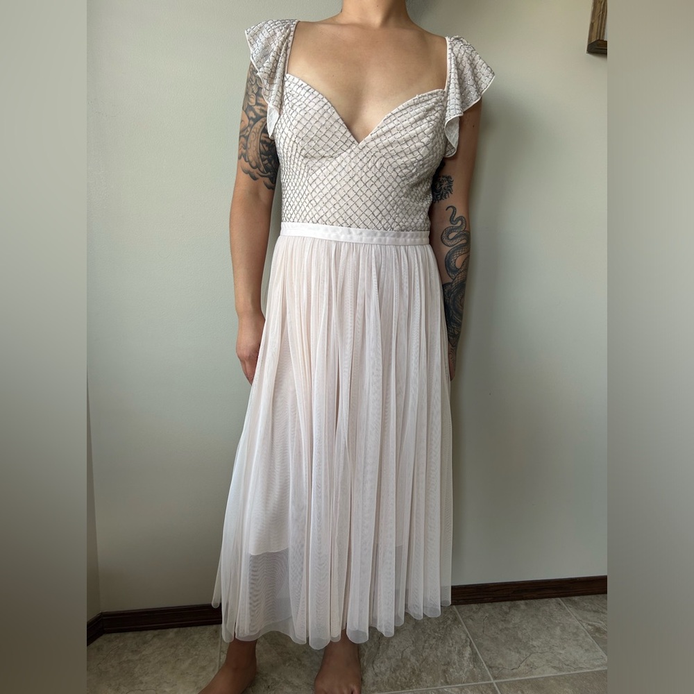 🎈Needle & Thread Beaded Dress (read description)